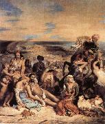 Eugene Delacroix The Massacre on Chios France oil painting artist